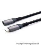 Equip Kábel - 128371 (USB-C 3.2 Gen2 hosszabbító kábel, apa/anya, 4K/60Hz, 10Gbps, 1m) (128371)