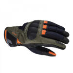 LS2 Manusi moto piele textil LS2 Air Raptor, culoare verde portocaliu, marime XL (AK70190F01606) - mxenduro