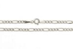 Ezüst nyaklánc Figaro 2.5mm széles