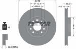 TEXTAR féktárcsa TEXTAR 92120505 for VW, AUDI, SKODA, SEAT, … (92120505)