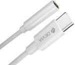 DEVIA USB-C-3.5mm mini jack adapter, fehér