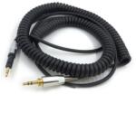 PadForce Cablu audio PadForce pentru casti Sennheiser HD518, HD558, HD598, HD595, HD559, HD569, HD579, HD599, Spiralat, Lungime - 1.20 - 3m, Fara Adaptor 6.35mm