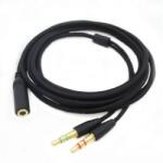 PadForce Cablu audio PadForce 2 in 1 pentru casti Razer Thresher, Kraken Pro V2, Adaptor Splitter, Lungime 2m