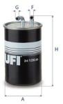 UFI filtru combustibil UFI 24.126. 00 (24.126.00) - centralcar