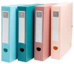 Exacompta Füzetbox PP Exacompta Skandi A/4 60 mm gerinccel patentos vegyes színek (89270E)