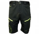 HAVEN Rövid kerékpáros nadrág kantár nélkül - NAVAHO SLIMFIT - fekete/zöld - holokolo - 24 290 Ft