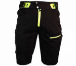 HAVEN Rövid kerékpáros nadrág kantár nélkül - SINGLETRAIL HMS - fekete/zöld - holokolo - 29 090 Ft