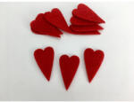  Filc - Hosszú szív 2, 3x4cm 10db/csomag - papelito