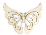  Natúr fa - Áttört pillangó nagy 16x20cm - papelito