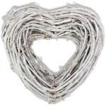  Fonott vessző szív dekoráció lyukas 22cm - papelito