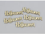  Natúr fa - "Halloween" felirat 2, 5x9cm 5db/csomag - papelito
