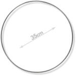  Fém karika ezüst 35cm - papelito