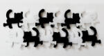  Filcfigura cica 12db/cs, kb. 3cm (27324)
