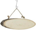  Akasztós fa szelet, ovál 27-29cm 8771