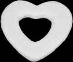 Papelito Polisztirol szív lapos 27cm - valentin napi ajándékhoz és romantikus dekorációhoz