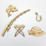  Horgász szett 5db/csomag - papelito