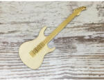  Natúr fa - Húros gitár 24cm - festéshez és dekorációhoz