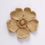  Hőre lágyuló fa díszítőelem - Virág 4cm 43400 (43400)