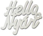  Hello Nyár" felirat fehér 11x10cm - papelito