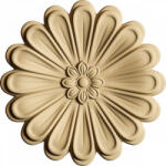  Hőre lágyuló fa díszítőelem - virág 5cm 35345 (35345)