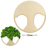  Natúr fa - Dekorálható DIY fa alap 37cm - széles fa - papelito