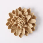  Hőre lágyuló fa díszítőelem - Virág 4*6cm 43393 (43393)