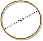  Fém karika arany 30cm - papelito