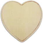 Fatábla, szív alakú, peremes 15*15cm 3286