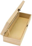  Natúr fa hosszúkás doboz 33x11cm - festéshez és decoupage-hoz