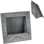 Papelito Bedíszíthető vintage fa keret - szürke - festéshez és decoupage-hoz