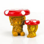  Mini gomba asztalka és szék 2db/cs - piros - KIFUTÓ