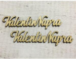  Natúr fa - " Valentin Napra" felirat 15cm 2db/csomag - papelito