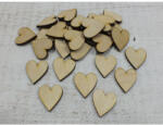  Natúr fa - Szív 30db/csomag - papelito