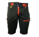 HAVEN Rövid kerékpáros nadrág kantár nélkül - SINGLETRAIL HMS - fekete/piros - holokolo - 32 390 Ft