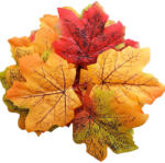 Őszi falevelek bordó/narancs/zöld színekben 12 pár 7577 (7577)