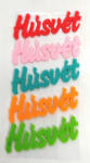  Filcfigura "Húsvét" felirat 5db/cs, kb. 6cm (35480)