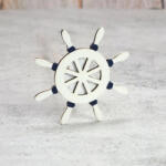  Natúr fa - Hajókormány színes 10cm 1db