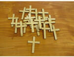  Natúr fa - Kereszt 5cm 20db/csomag - papelito