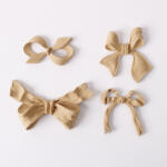  Hőre lágyuló fa díszítőelem - Masni szett 4/cs, több méret 43410 (43410)