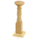  Natúr fa gyertyatartó kicsi 16cm - papelito