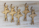  Natúr fa - Balerina 10cm 5db/csomag - papelito