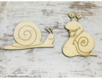  Natúr fa - Csigák 2db/csomag - festéshez és dekorációhoz