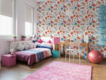 DIMEX ART Tapet vlies de lux flori colorate pentru copii - dimex-tapet - 163,06 RON