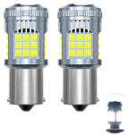  BA15S led fehér CANBUS 2db POLARITÁSFÜGGETLEN (2490NP) - valtogomb