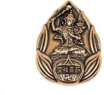 R. M. ékszer Sárgaréz medál csepp lótusz ülő Buddha 2, 5x3, 5cm (000435)