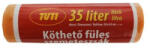 TUTI Szemeteszsák, köthető füles, 35 l, 20 db, 50x60 cm, 9 , TUTI, narancssárga