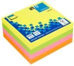 inFo notes Cub notite adezive 75x75mm 320 file multicolor brilliant Info Notes, 60 bucati (ANOT205SKU) - officeclass