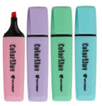 Victoria Szövegkiemelő készlet, 1-5 mm, VICTORIA OFFICE, "ColorLine", 4 különböző pasztell szín - iroszer24