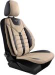 Panda Set Huse Scaune Auto pentru Volkswagen Lupo - Panda Toronto, tip Alcantara, cu fermoare pentru bancheta rabatabila, bej cu negru, 11 piese