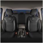 Panda Set Huse Scaune Auto pentru Toyota Rav 4 - Panda Prestige, Negru-Gri, 11 piese